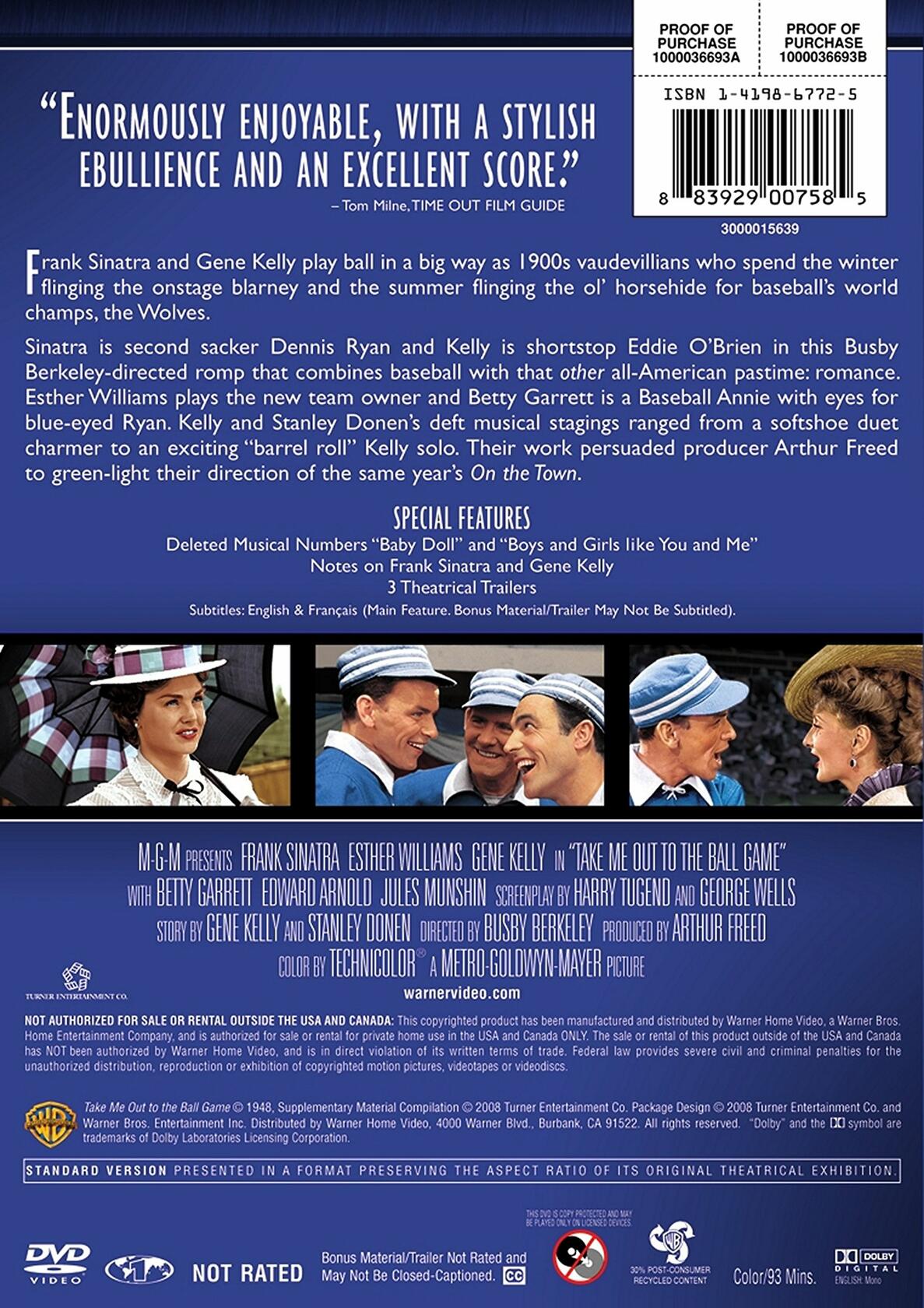 Take Me Out to the Ball Game [Import] (Sous-titres français) - Very Good