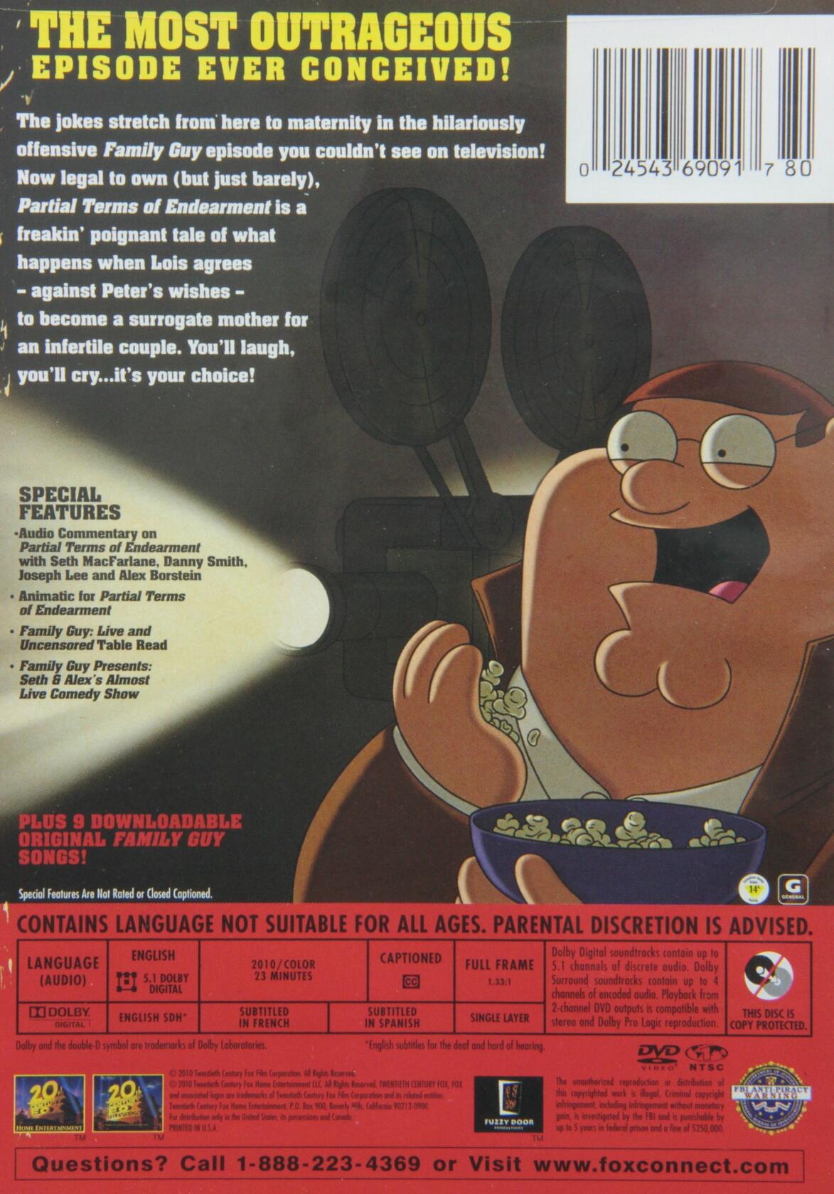 Family Guy: Partial Terms Of Endearment [DVD] - Acceptable