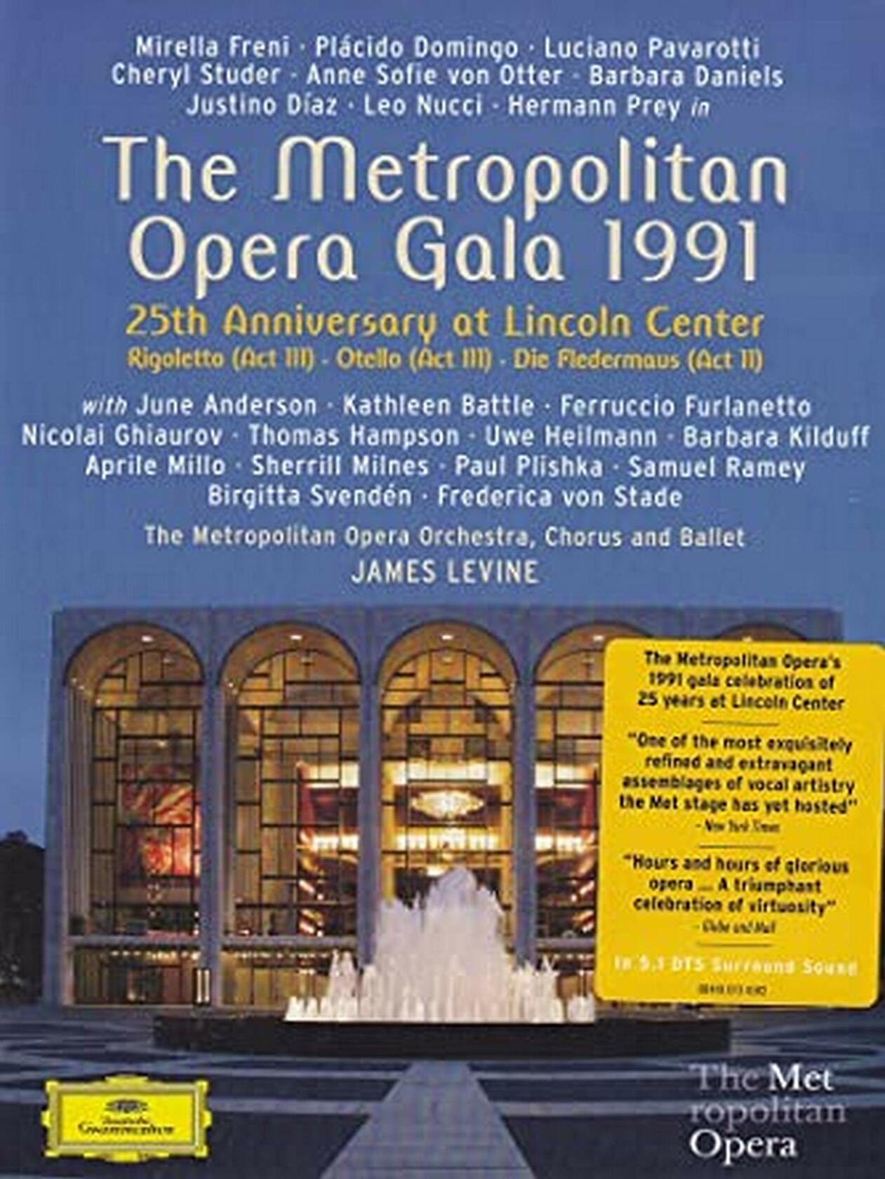 Metropolitan Opera Gala 1991: 25th Anniversary at [DVD]