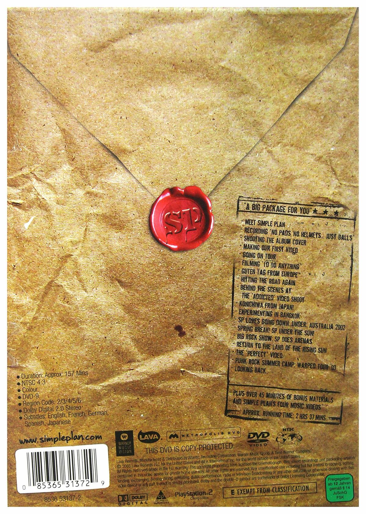 Simple Plan: A Big Package For You [DVD] [2005] [DVD] - Good