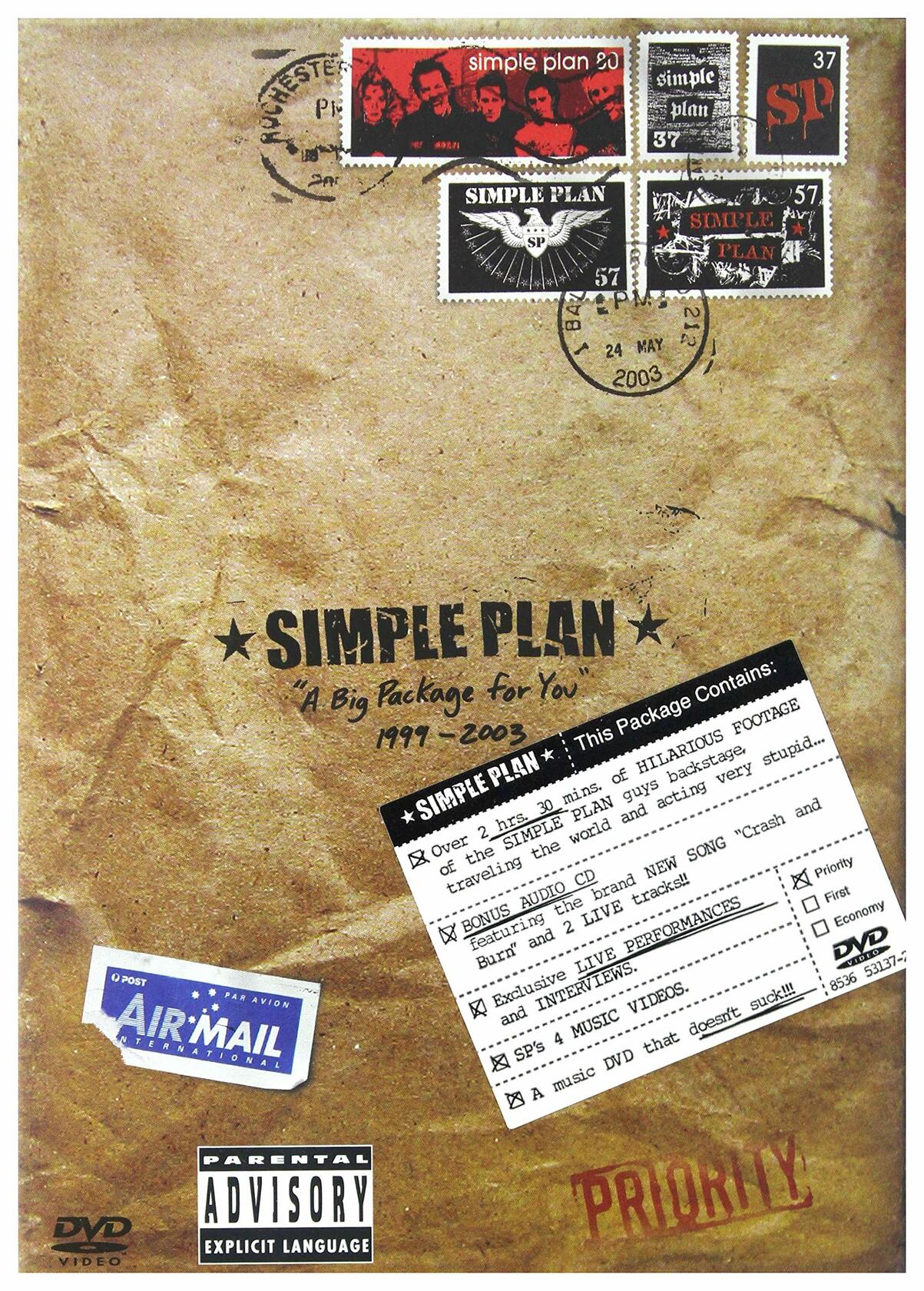 Simple Plan: A Big Package For You [DVD] [2005] [DVD] - Good