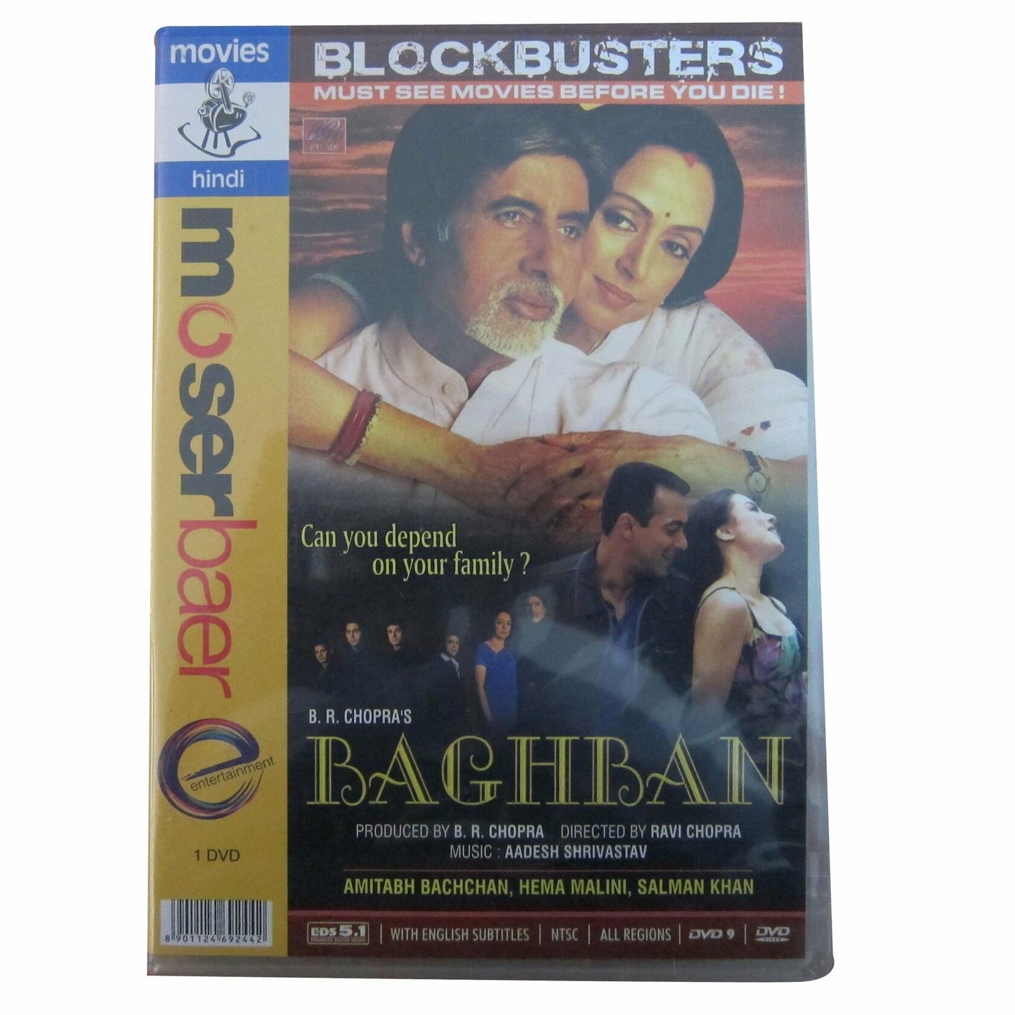 Baghban (Bollywood DVD With English Subtitles) [DVD] - Very Good