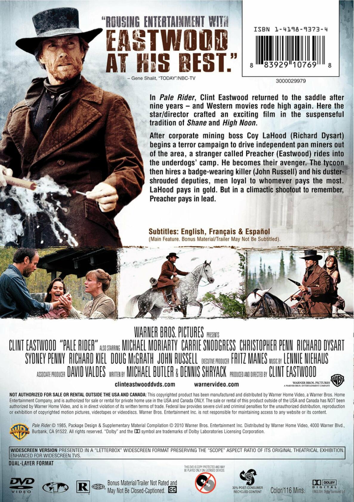 Pale Rider (Sous-titres franais) [DVD] - Good