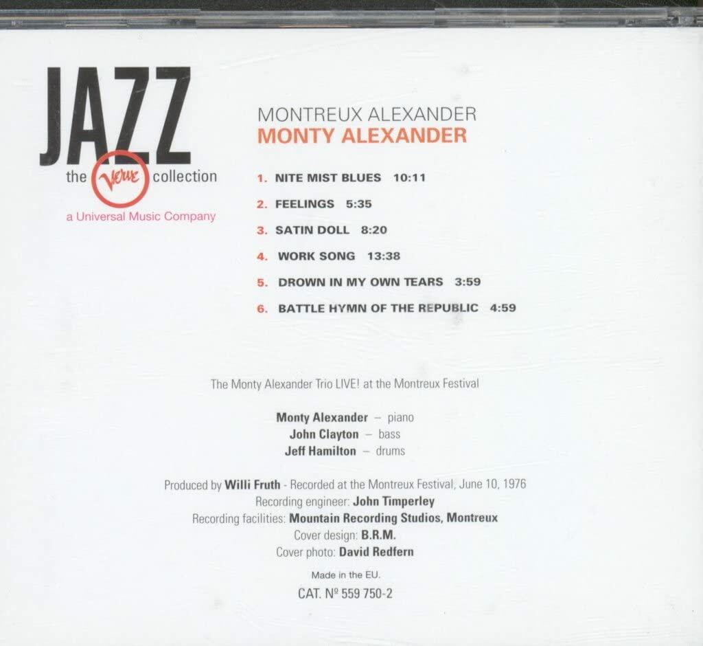 Monty Alexander [Audio CD] Alexander, Monty - Very Good