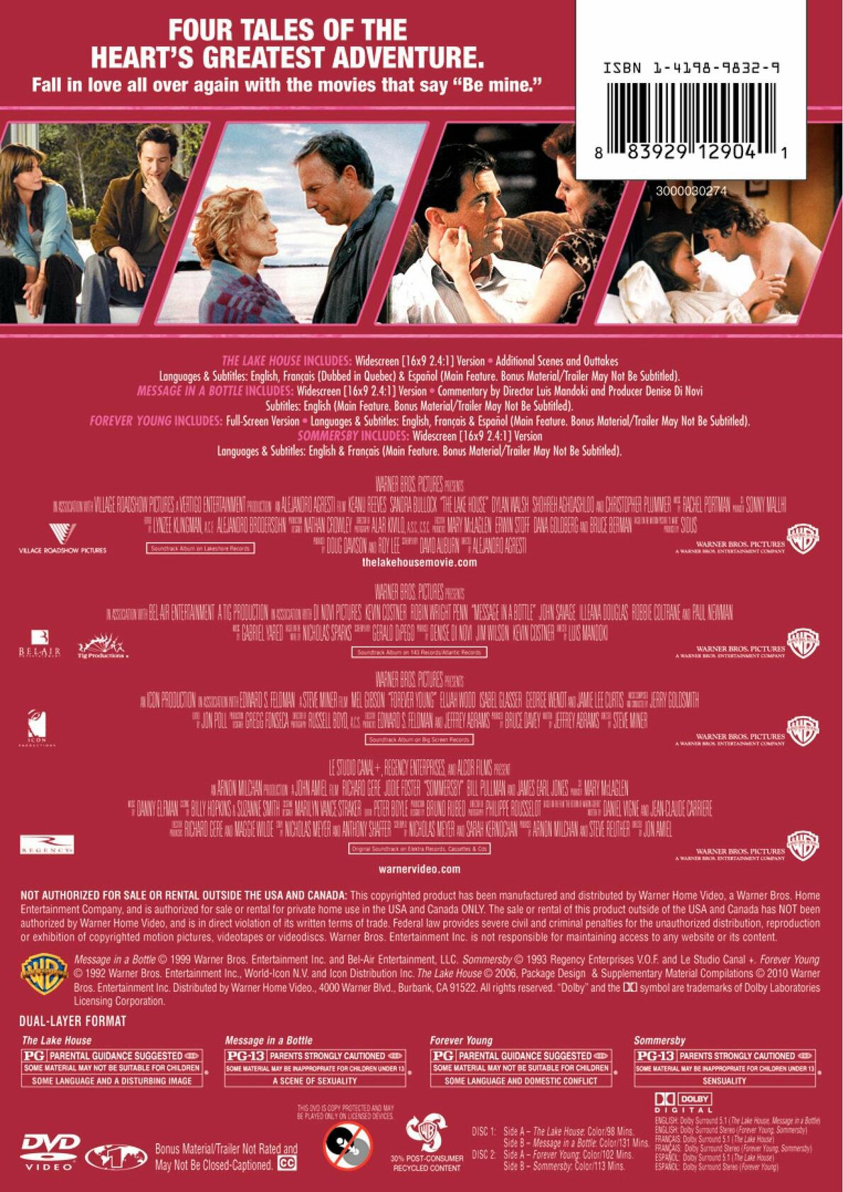 4 Film Favorites: Love Stories (4FF) (DVD) [DVD] - Very Good