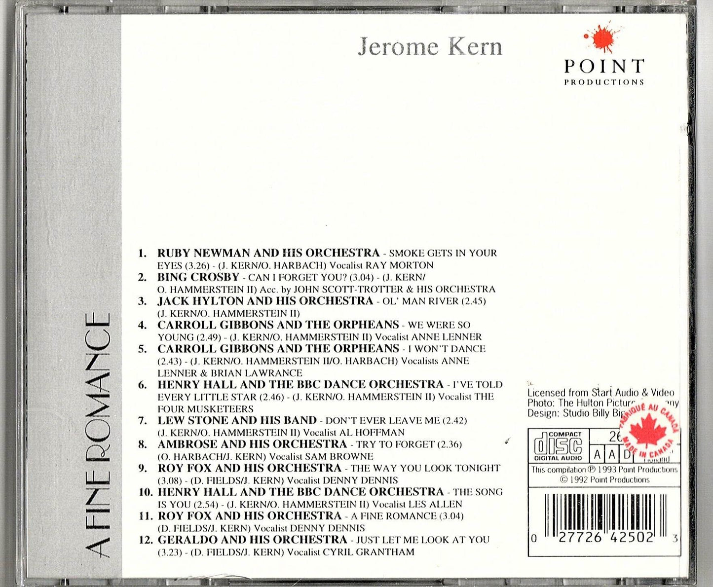 A Fine Romance (UK Import) [Audio CD] - Very Good