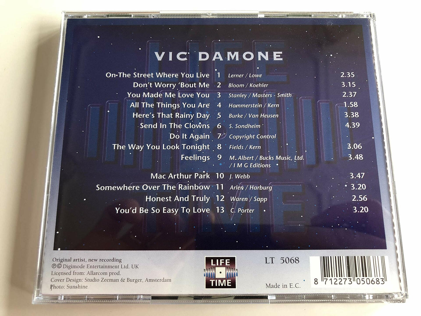 On the Street Where You Live [Audio CD] Damone, Vic - Very Good