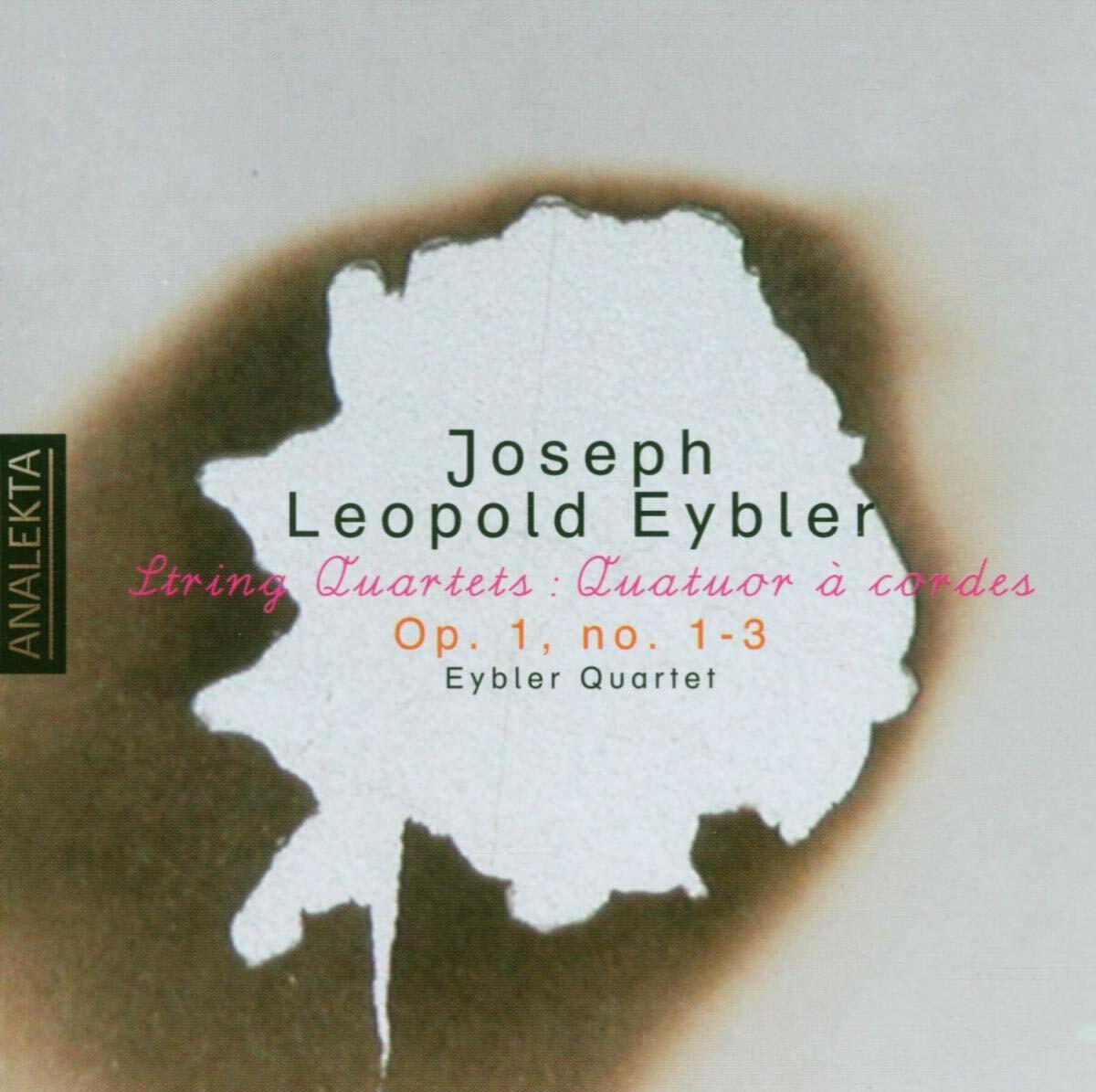 Joseph Leopold Eybler : String Quartet Op.1 No.1-3 [Audio CD] Eybler Quartet and Joseph Eybler - Very Good