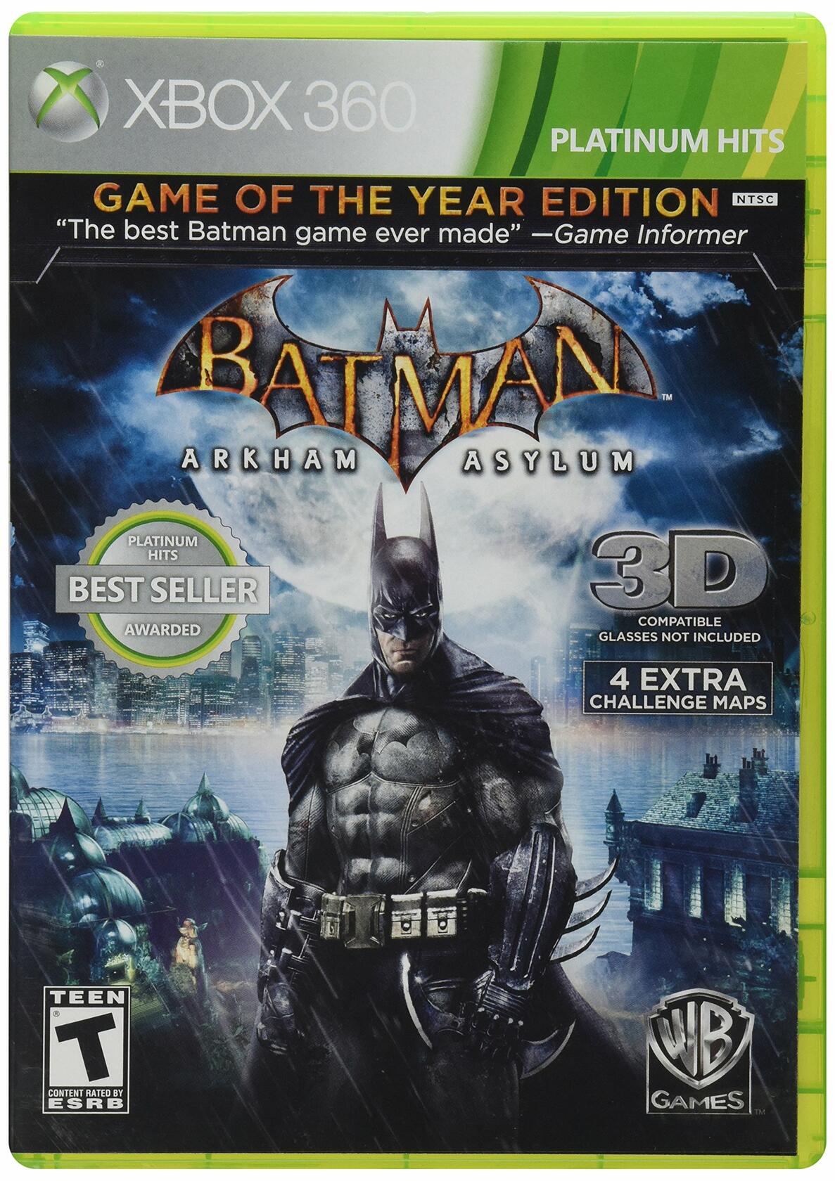 BATMAN ARKHAM ASYLUM:GOTY X360 - Xbox 360 Game of the Year Edition [video game] - Very Good