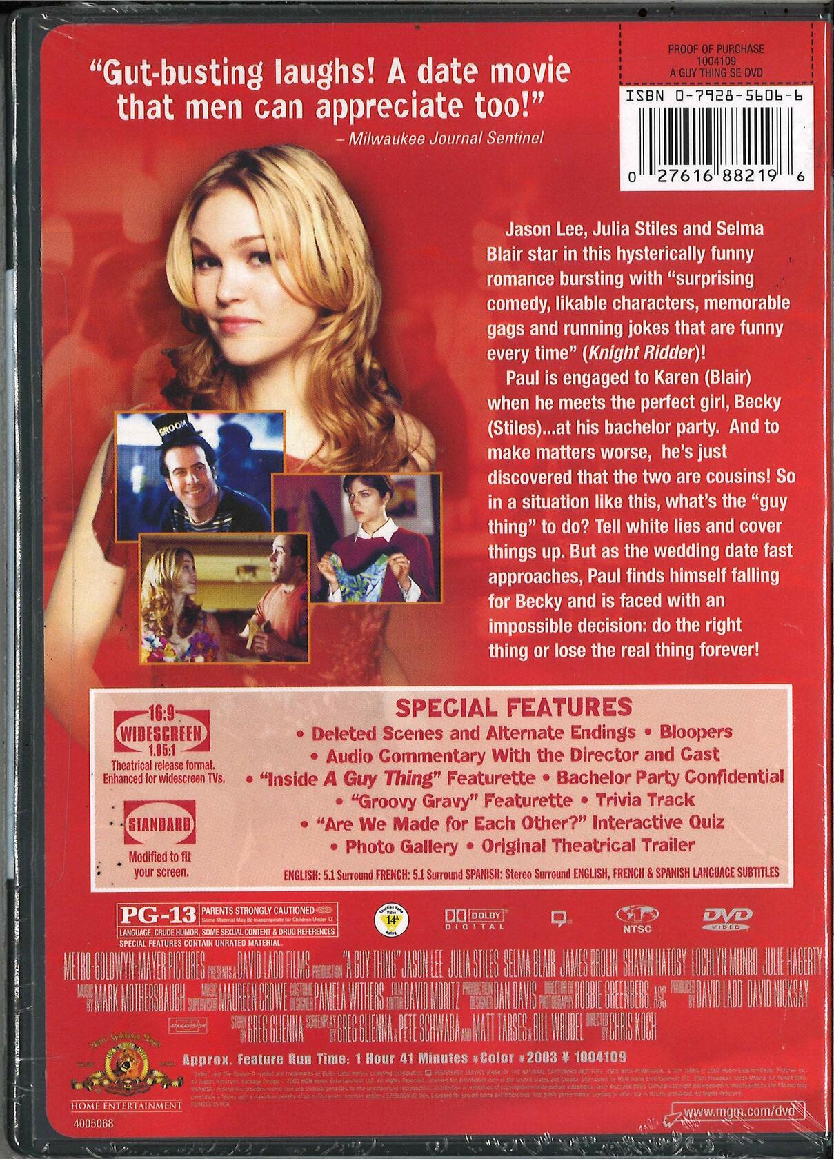 A Guy Thing (Special Edition) (Bilingual) [DVD] - Very Good