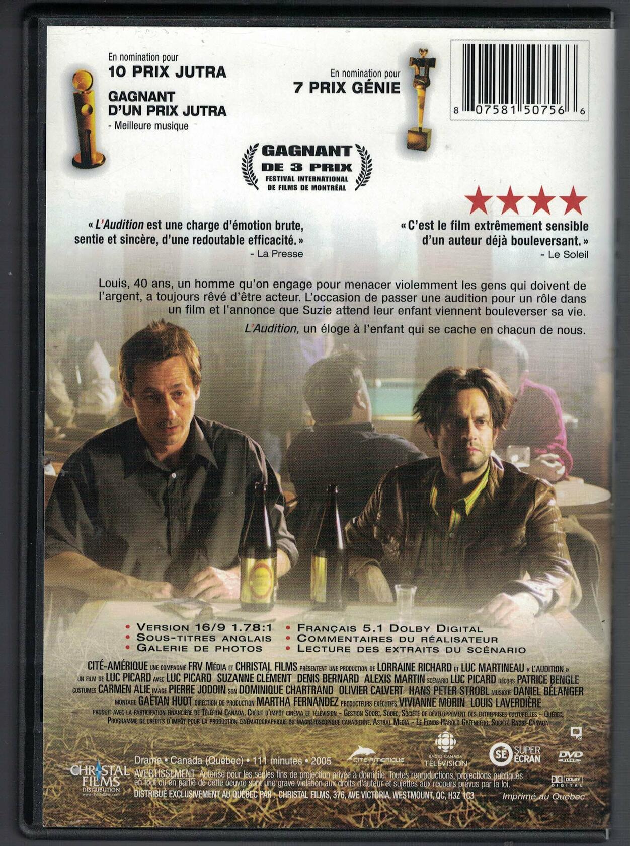 L'Audition [DVD] - Good
