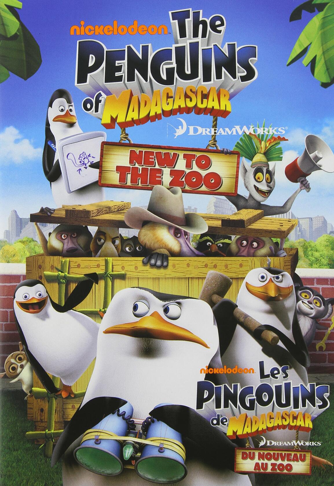 Penguins of Madagascar: New to the Zoo (Bilingual) [DVD]