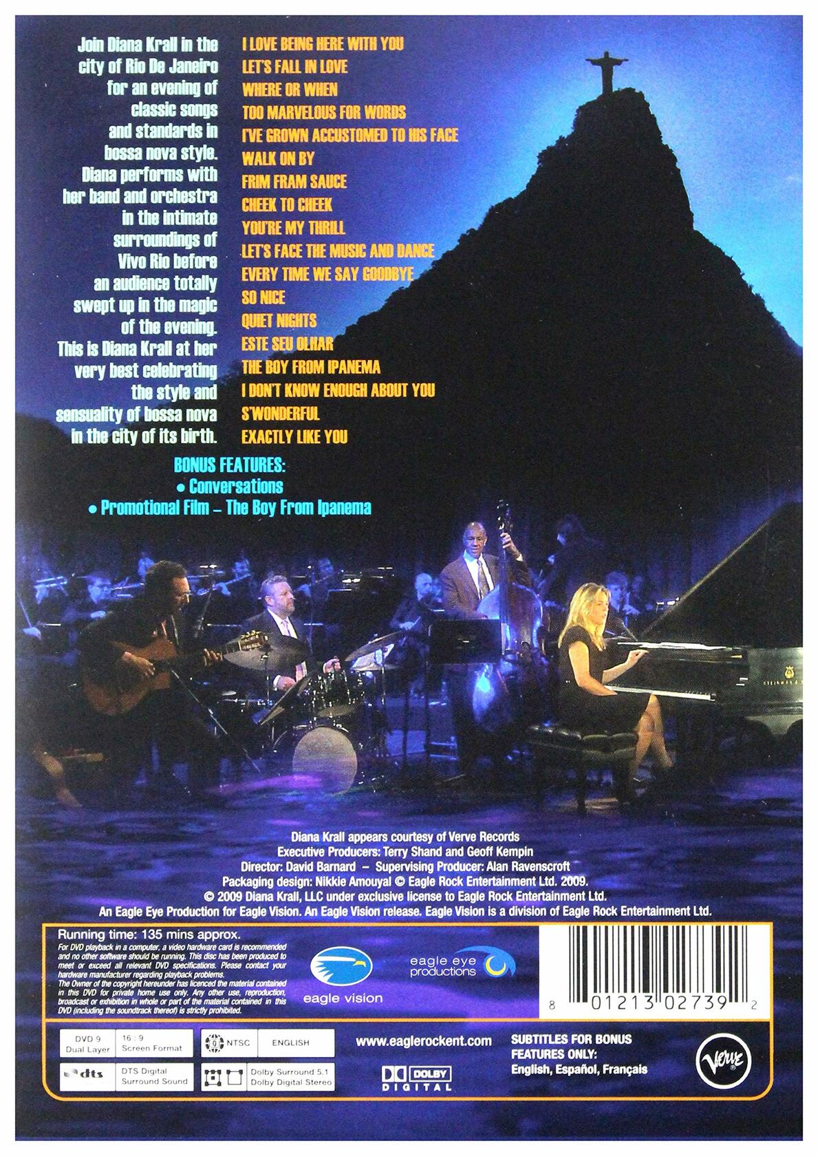Diana Krall: Live in Rio [DVD] - Very Good