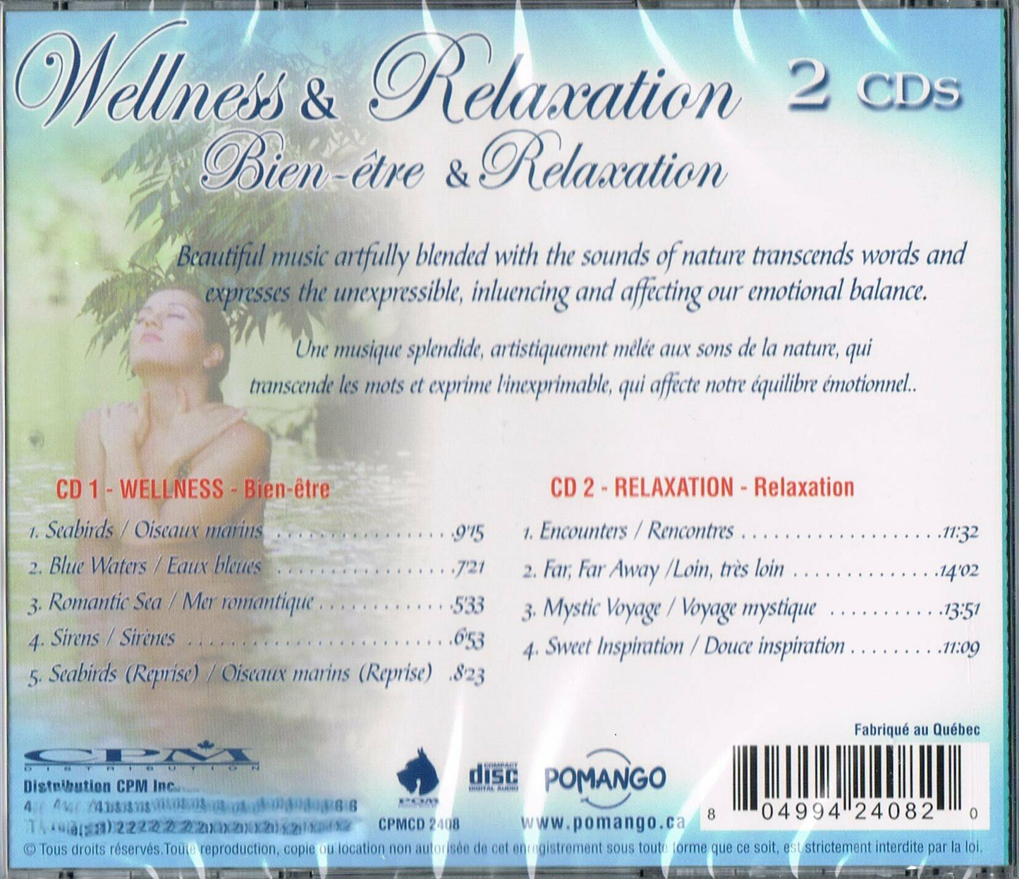 Wellness & Relaxation - Bien-Etre & Relaxation 2CD [Audio CD] Spa & Relaxation