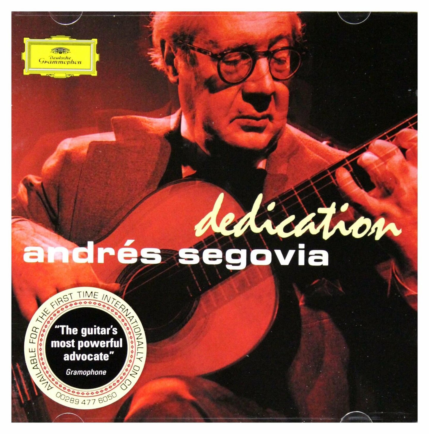 SEGOVIA;ANDRES - DEDICATION [Audio CD] SEGOVIA;ANDRES - Very Good