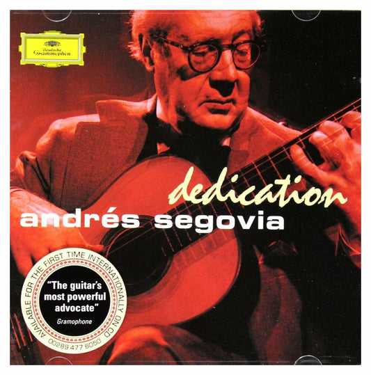SEGOVIA;ANDRES - DEDICATION [Audio CD] SEGOVIA;ANDRES - Very Good