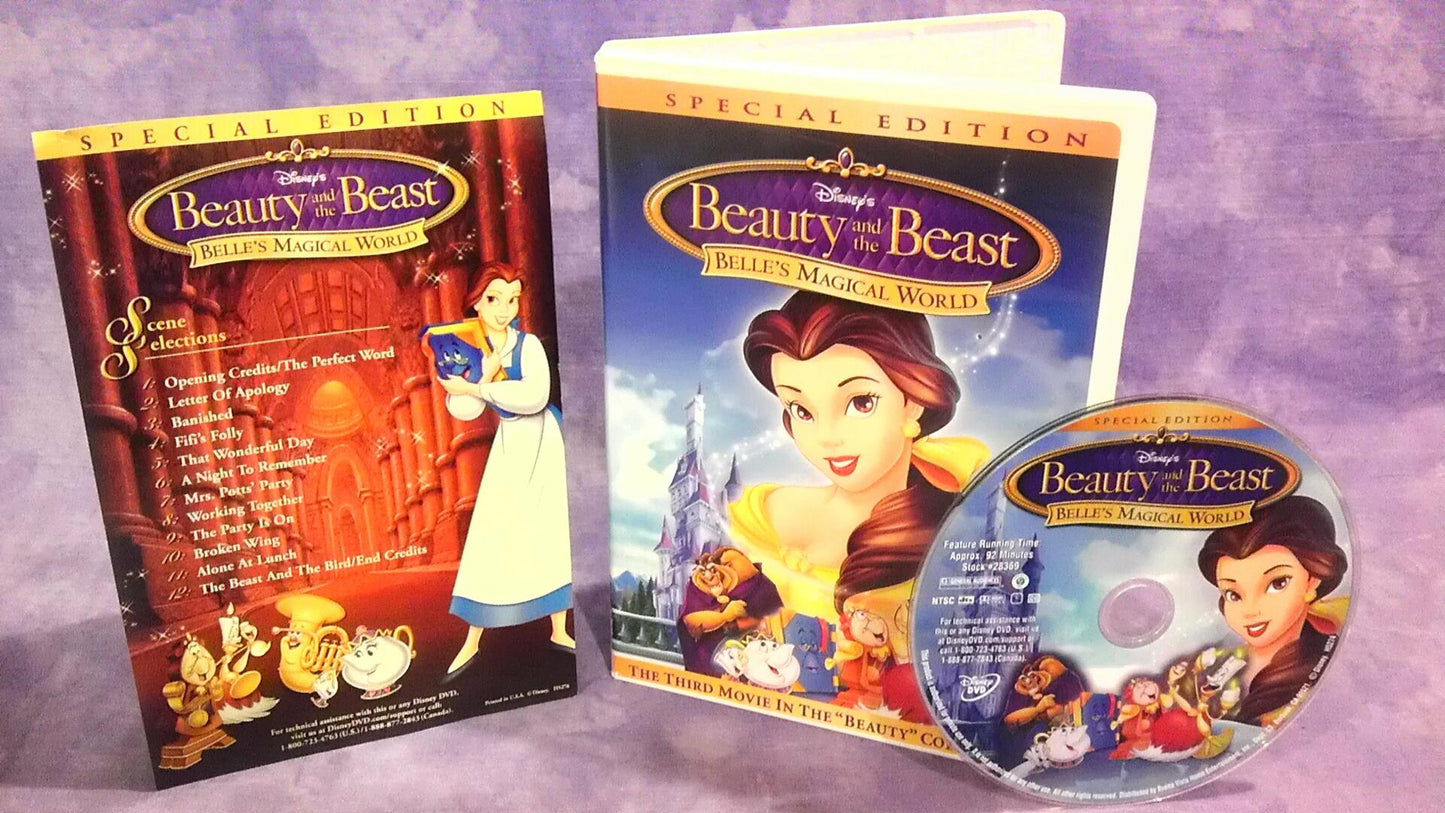 Beauty & the Beast: Belle's Magical World (Bilingual) [DVD] - Good