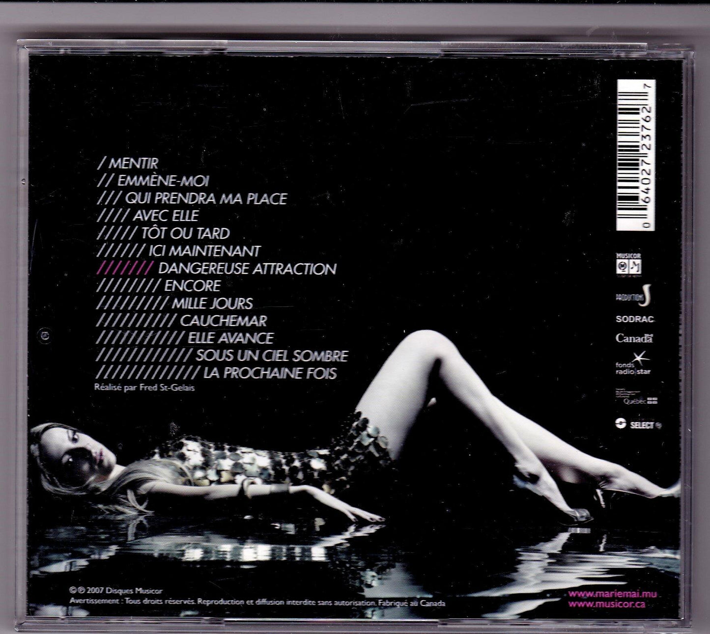 Dangereuse Attraction [Audio CD] Marie-Mai - Very Good