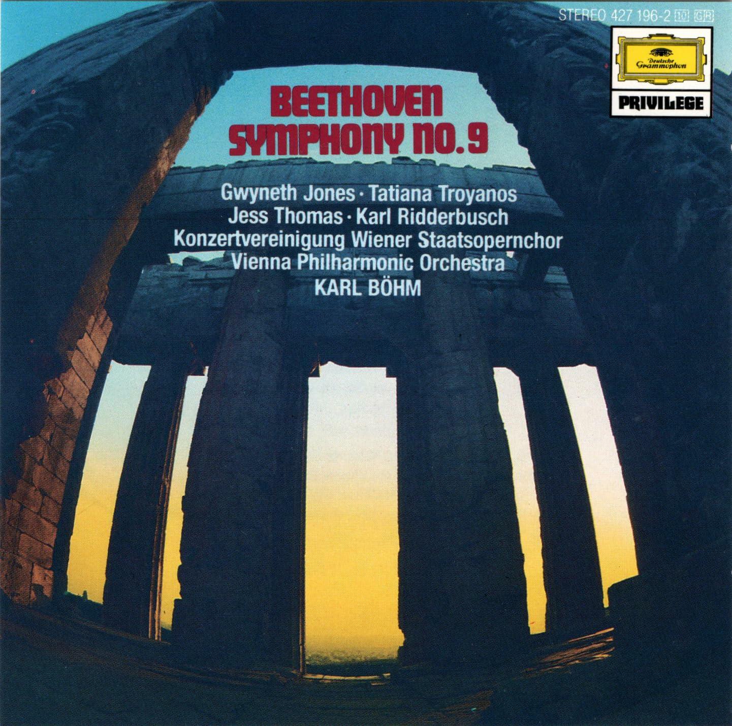 Symphony 9 " Choral " [Audio CD] Beethoven and Bohm - Very Good