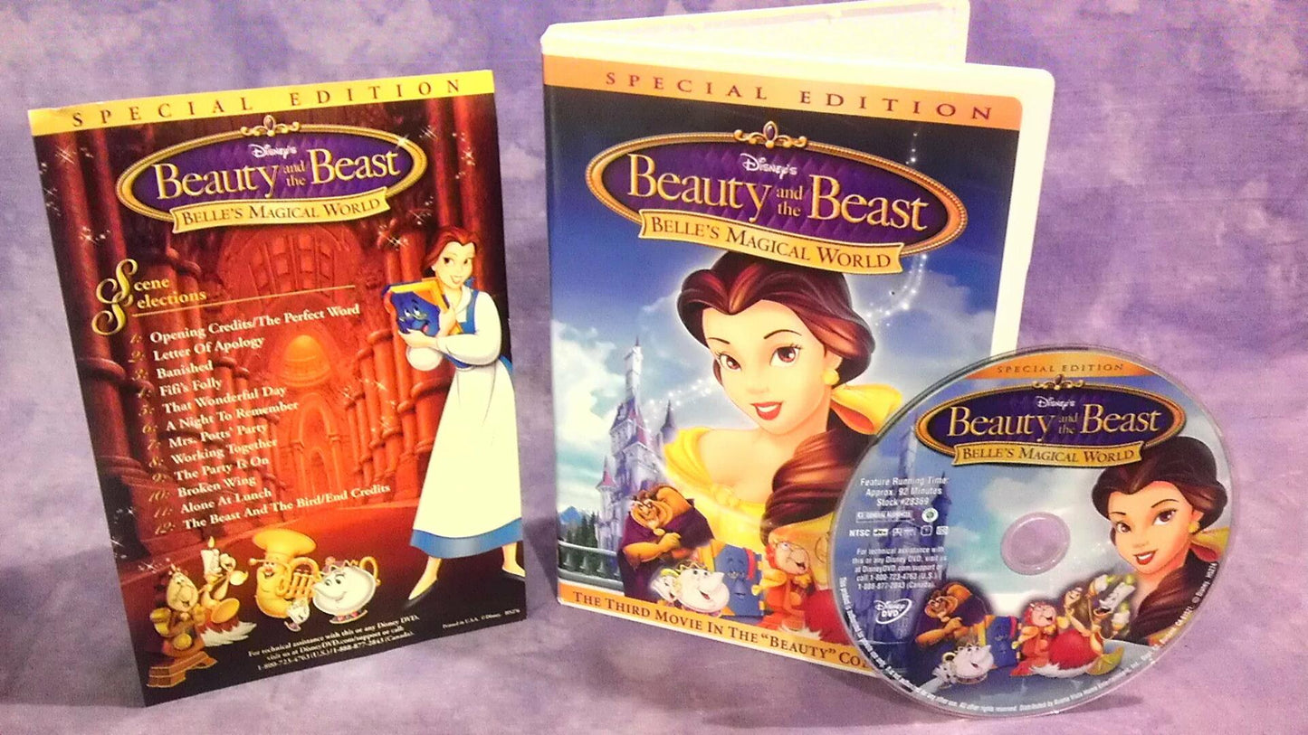 Beauty & the Beast: Belle's Magical World (Bilingual) [DVD] - Good