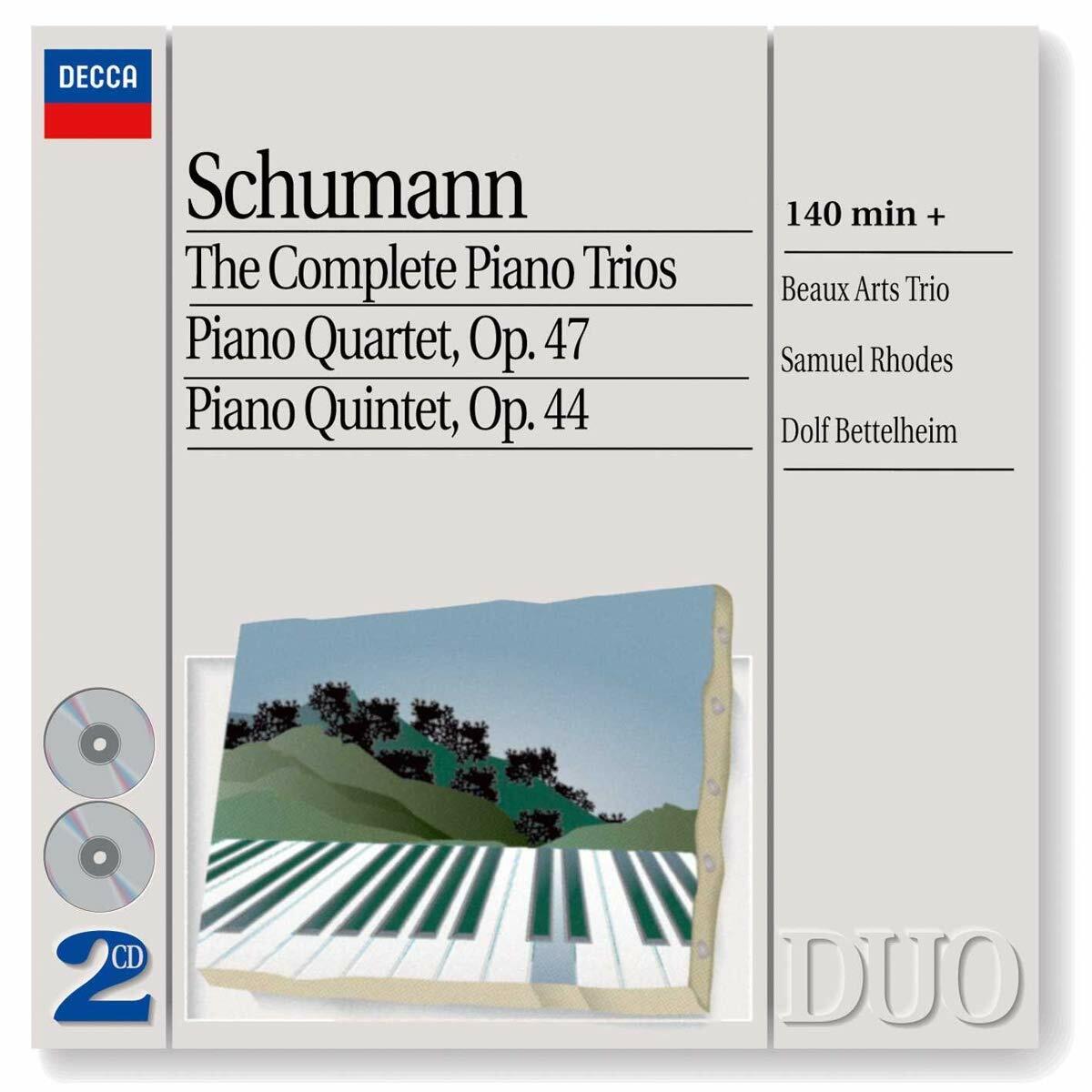 Schumann: Complete Pno Trios / Pno Qrt / Pno Qnt [Audio CD] Beaux Arts Trio and Robert Schumann - Very Good