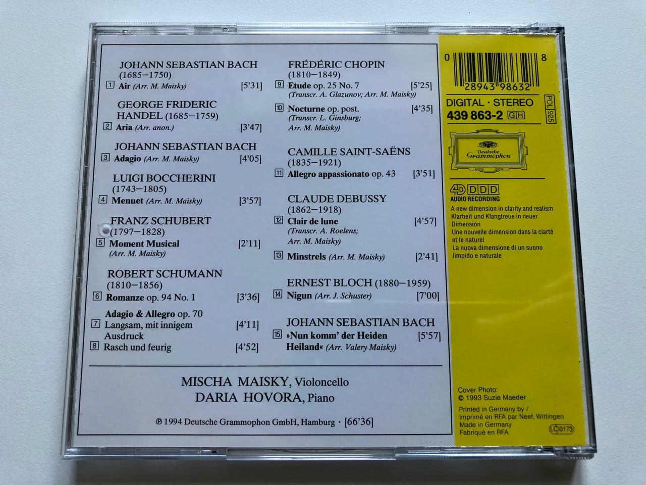 Cellissimo [Audio CD] Maisky, Mischa and Hovora, Daria - Very Good
