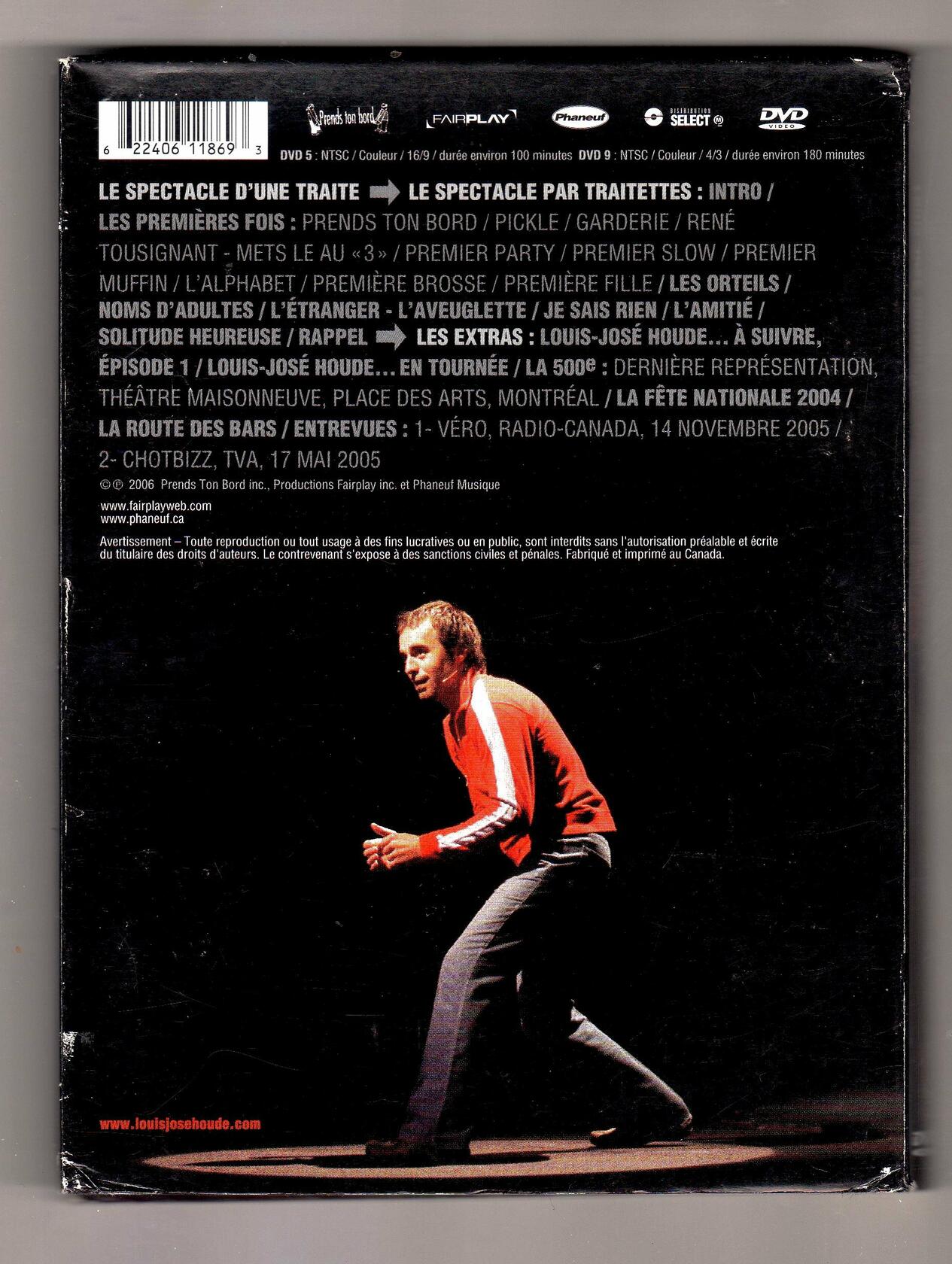 Louis-José Houde à l'olympia de montréal (2dvd + 2cd) (Version française) - Good