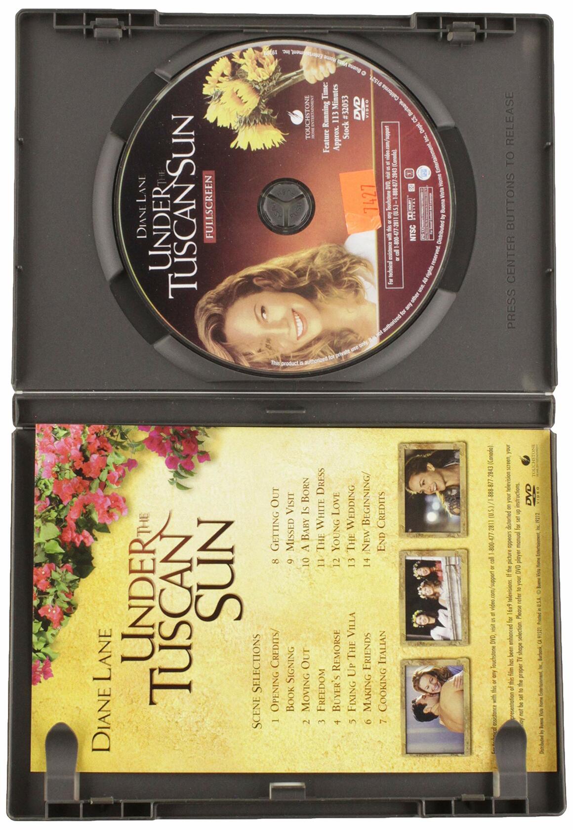Under the Tuscan Sun (Full Screen) [DVD] - Very Good