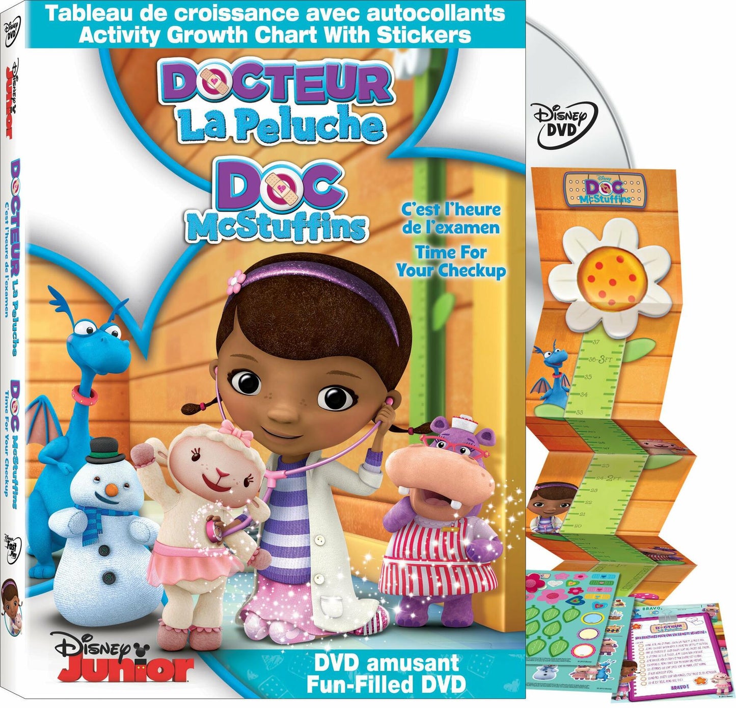 Docteur La Peluche : C'est l'heure de l'examen / Doc McStuffins: Time For Your Check Up (Bilingual) [DVD] - Very Good