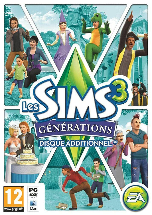 Sims 3: Generations - French only - Standard Edition [video game] - Very Good
