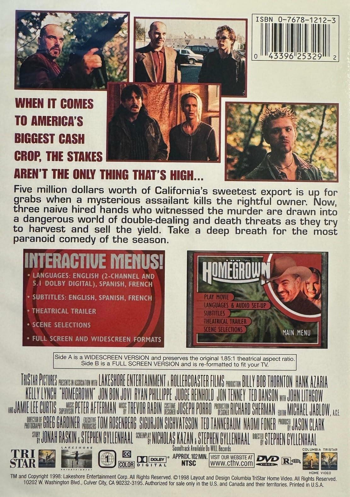 Homegrown [DVD] - Very Good