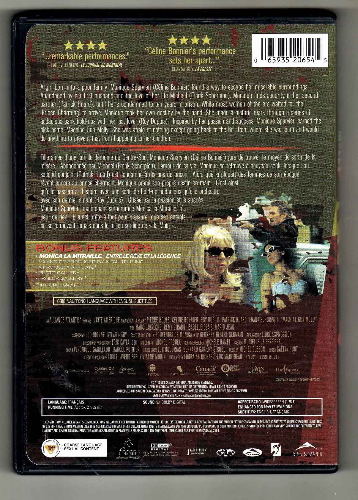 Monica la Mitraille / Machine Gun Molly [DVD] - Very Good
