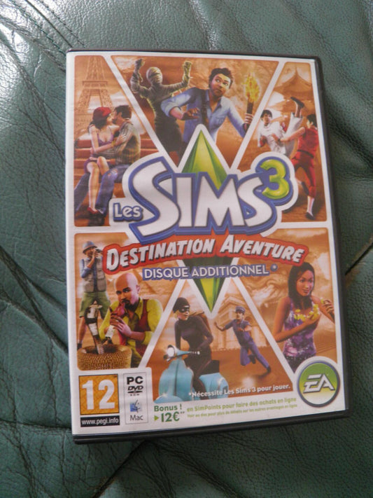 Sims 3: Destination Aventure (vf - French game-play) - Standard Edition [video game] - Very Good