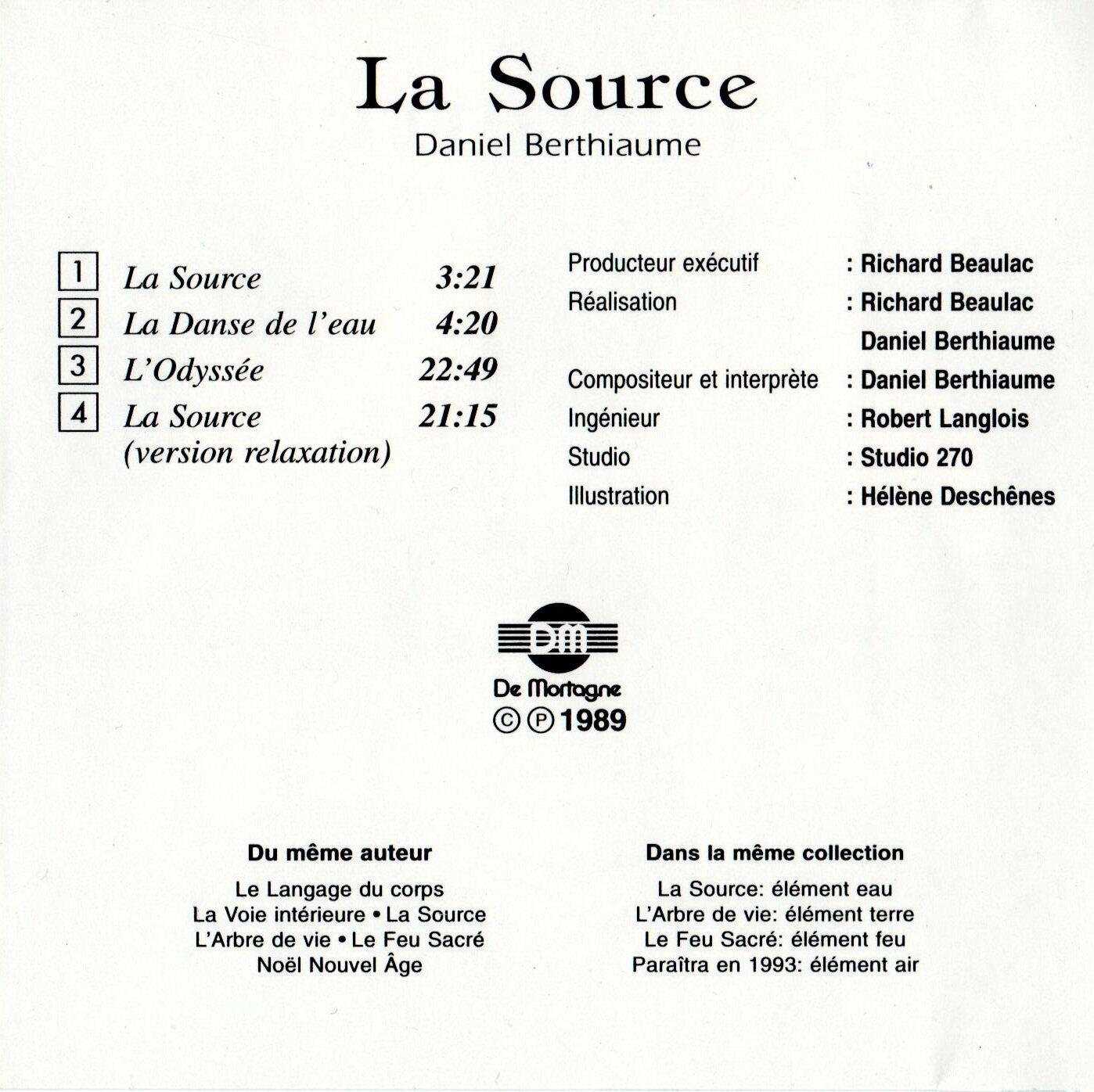 CD la source (Articles Sans C) [Audio CD] - Very Good