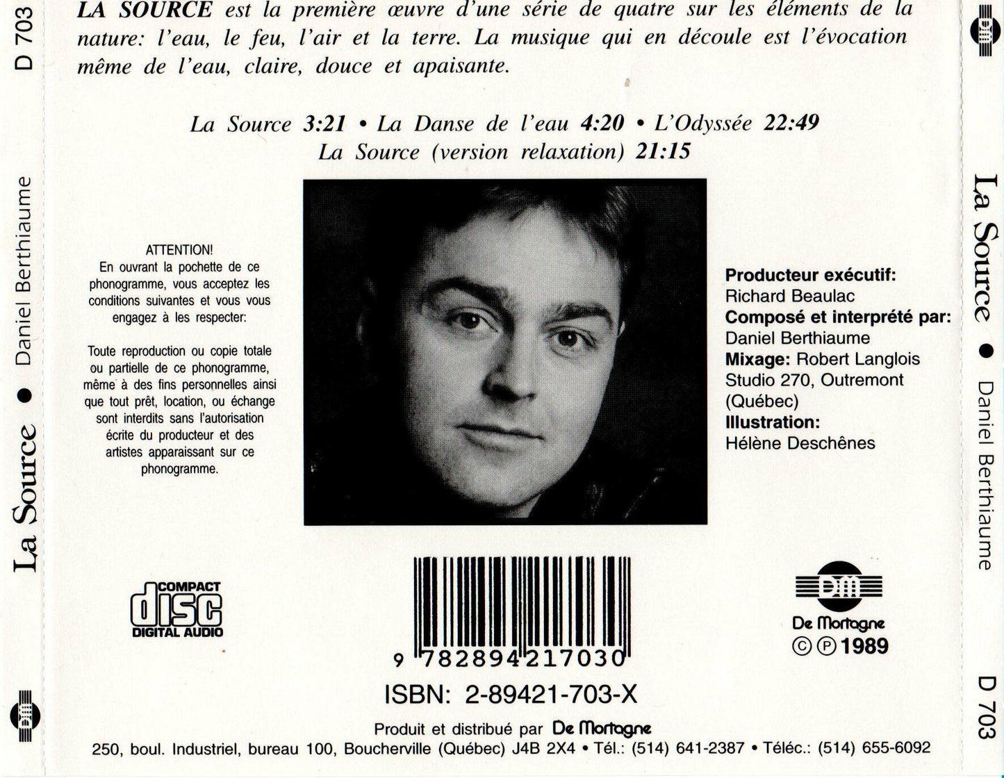 CD la source (Articles Sans C) [Audio CD] - Very Good