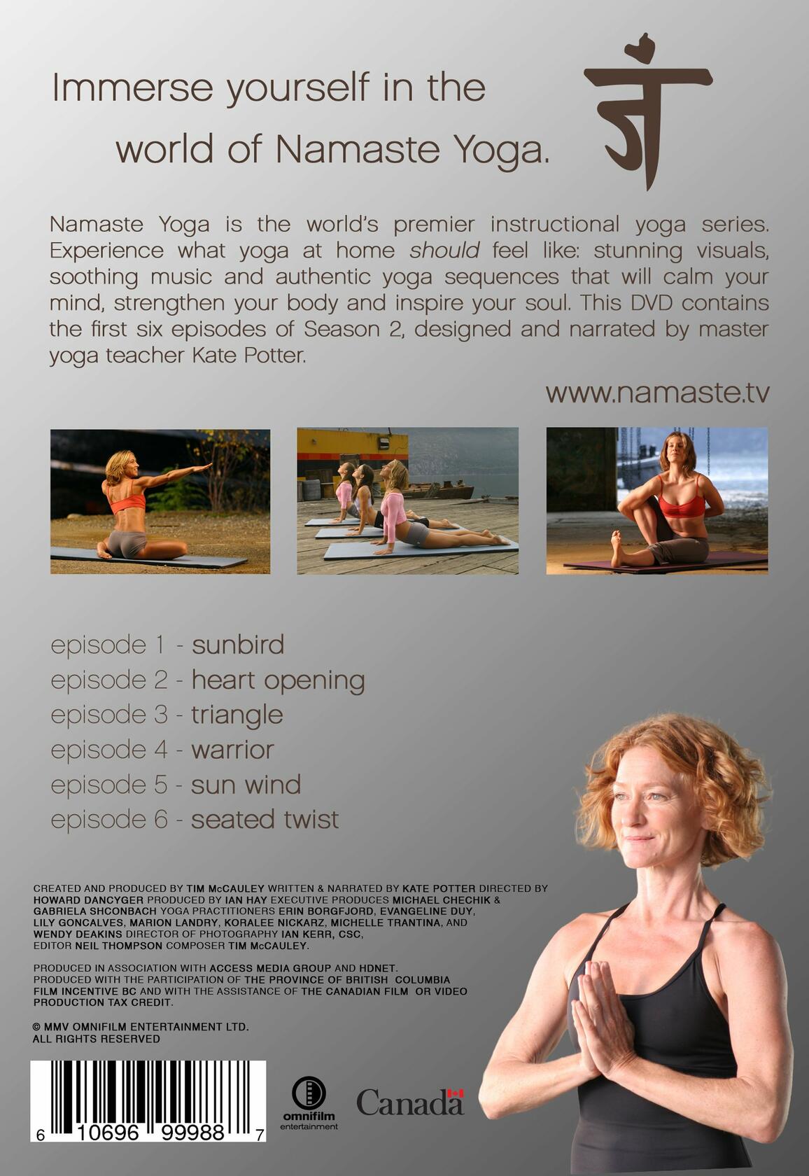 Namaste Yoga: Season 2 Part 1 [DVD] - Very Good