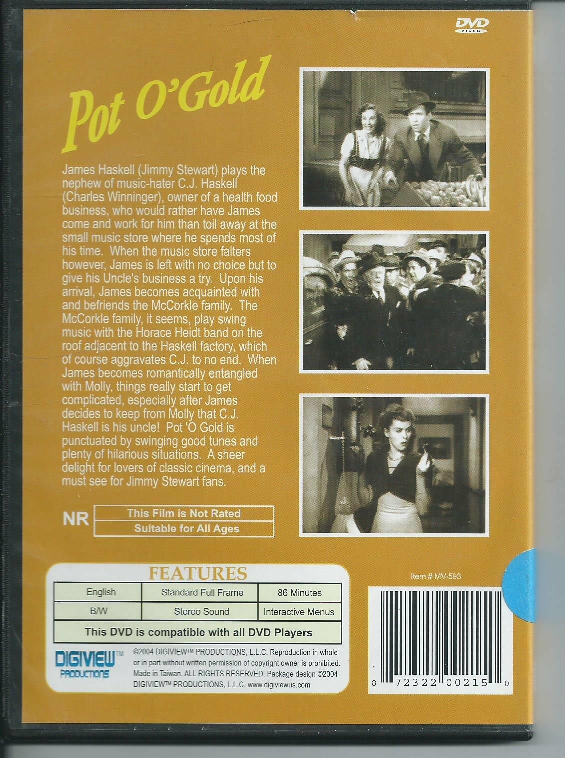 Pot O' Gold [Slim Case] [DVD]