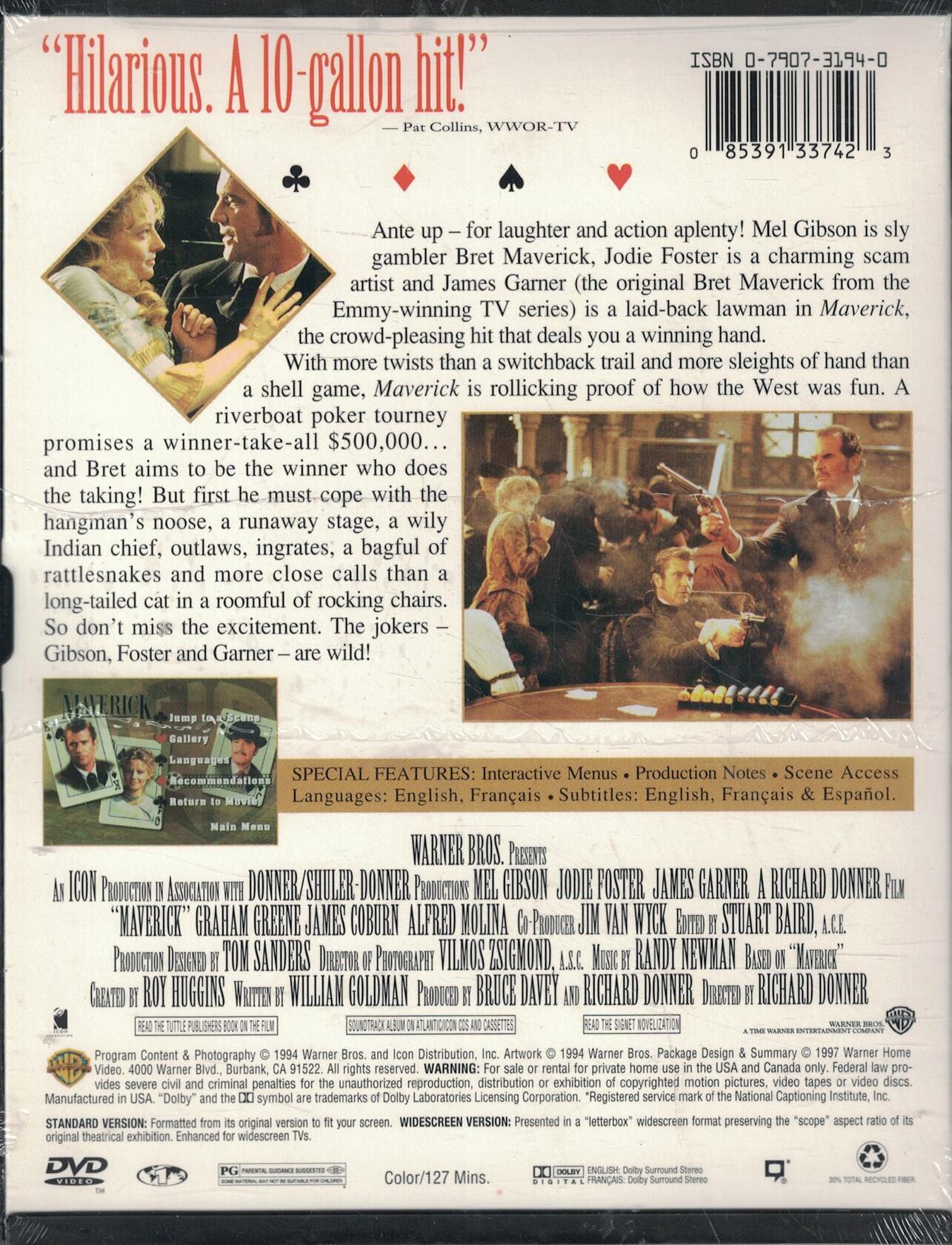 Maverick (Widescreen/Full Screen) - Good