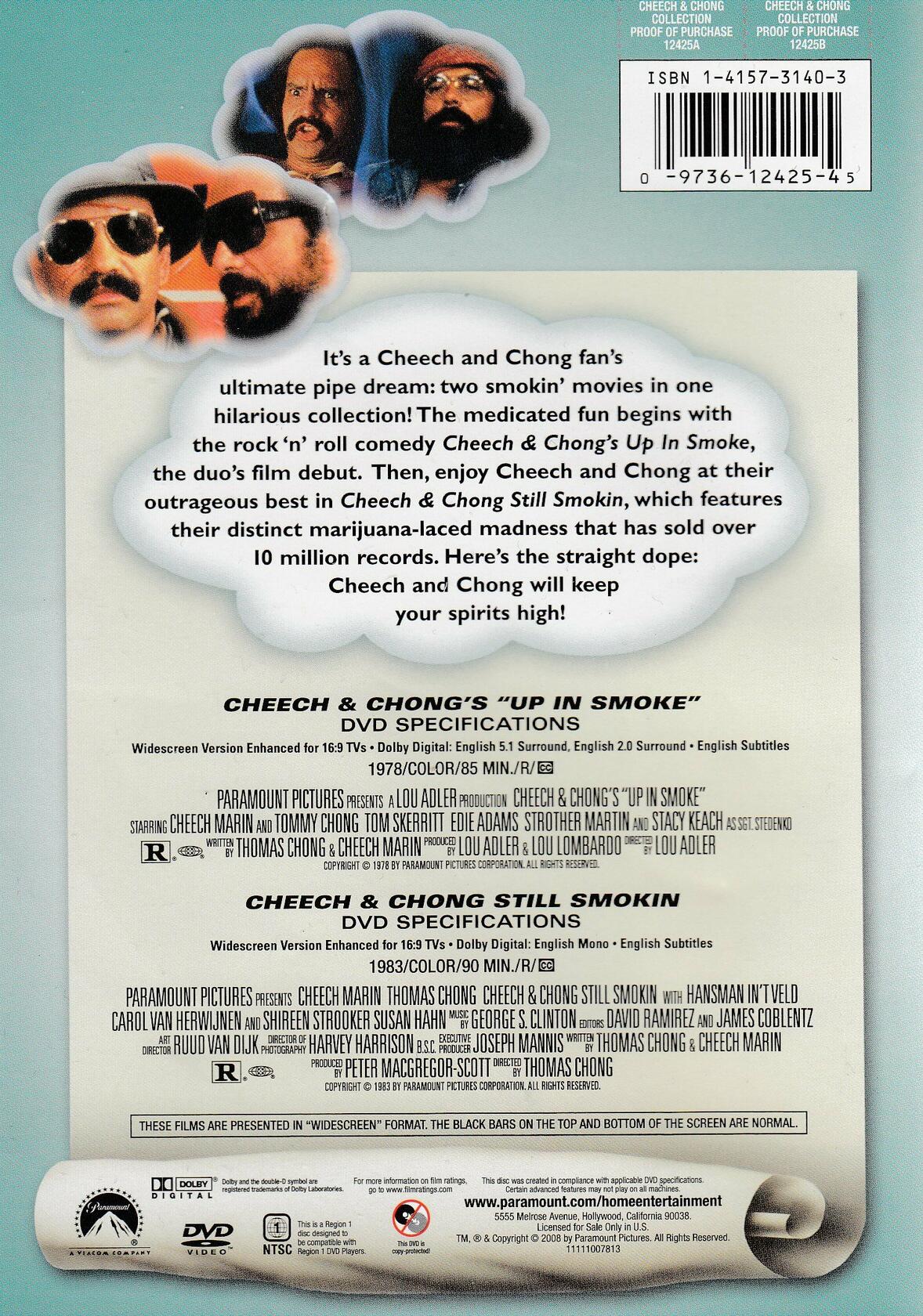 Cheech & Chong: Up In Smoke / Cheech & Chong: Still Smokin (2DVD) [DVD] - Good