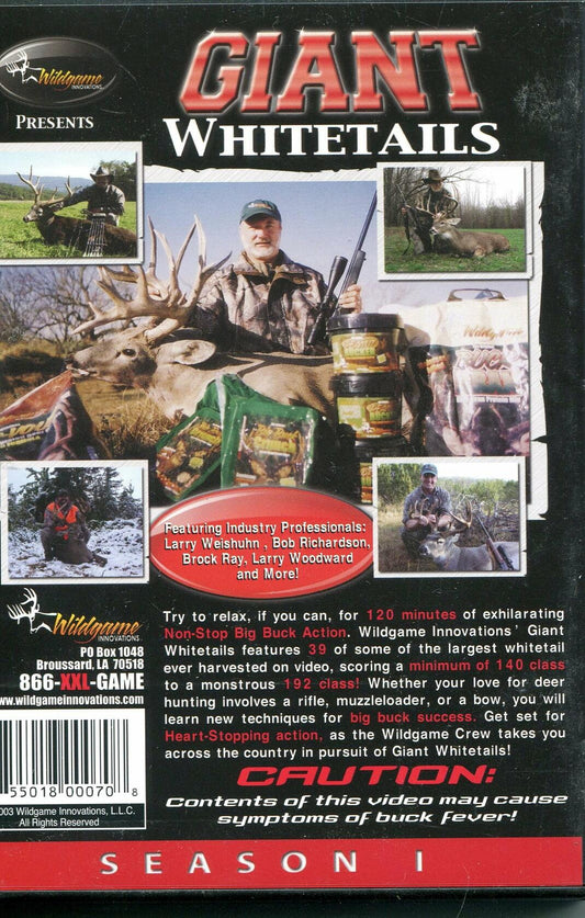 Giant Whitetails: Season 1 [DVD] - Very Good