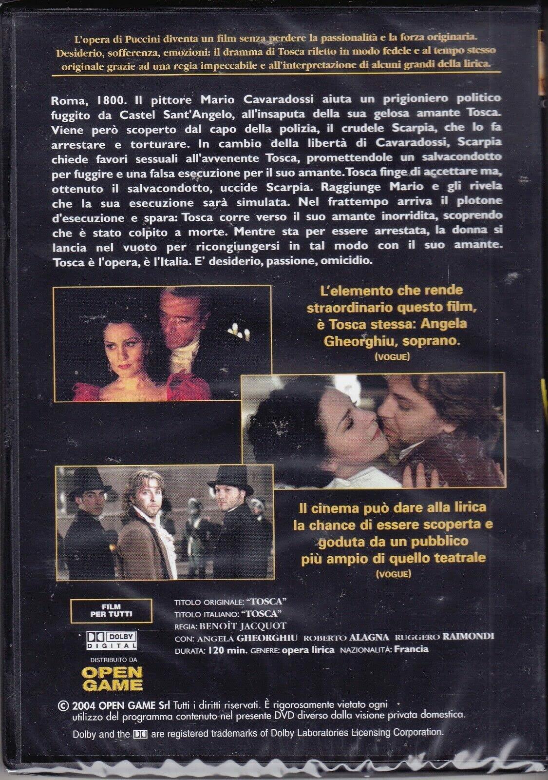 Tosca [DVD] - Very Good