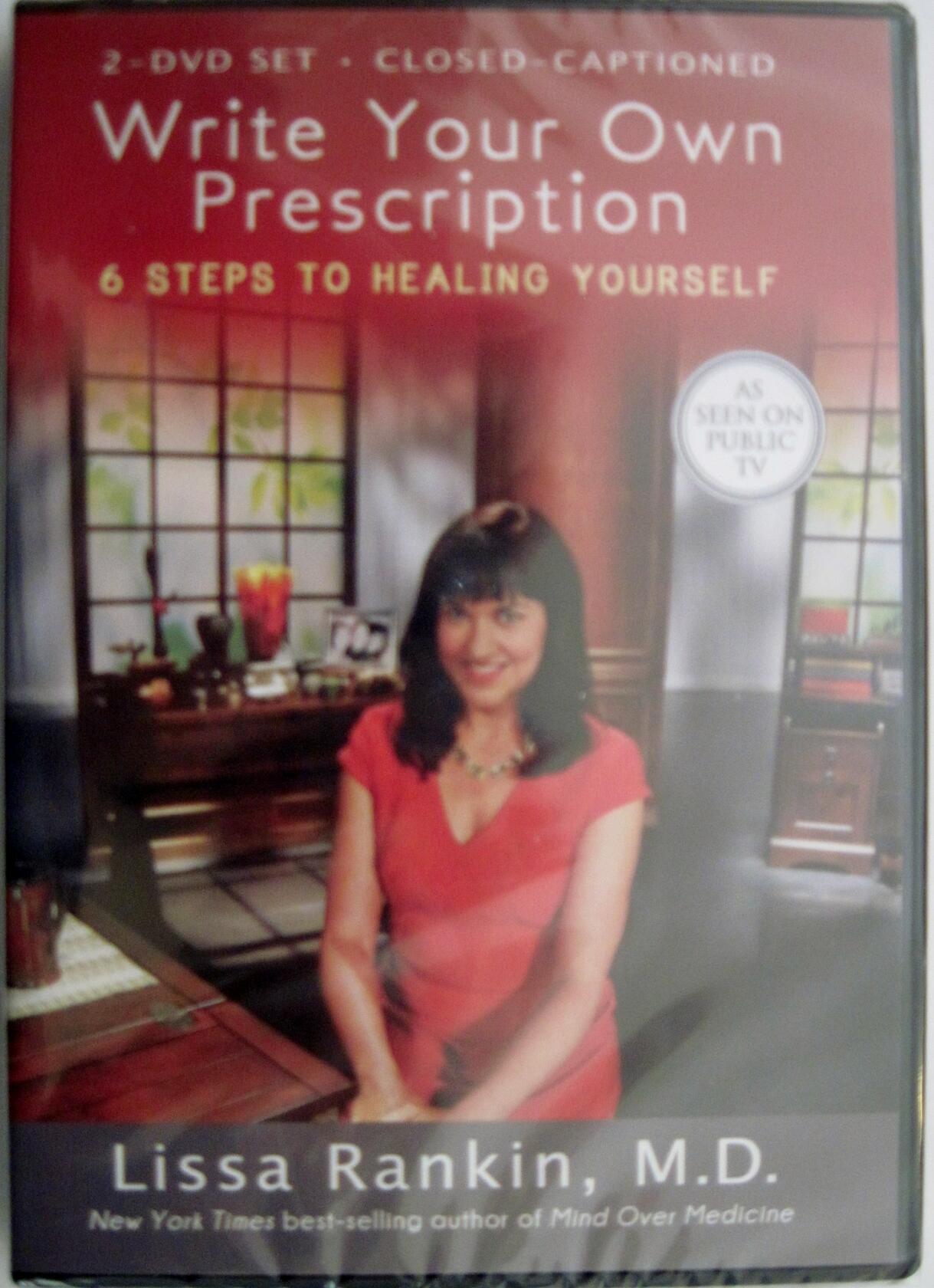 Write Your Own Prescription 6 Steps to Healing Yourself with Lissa Rankin, M.... [DVD] - Very Good