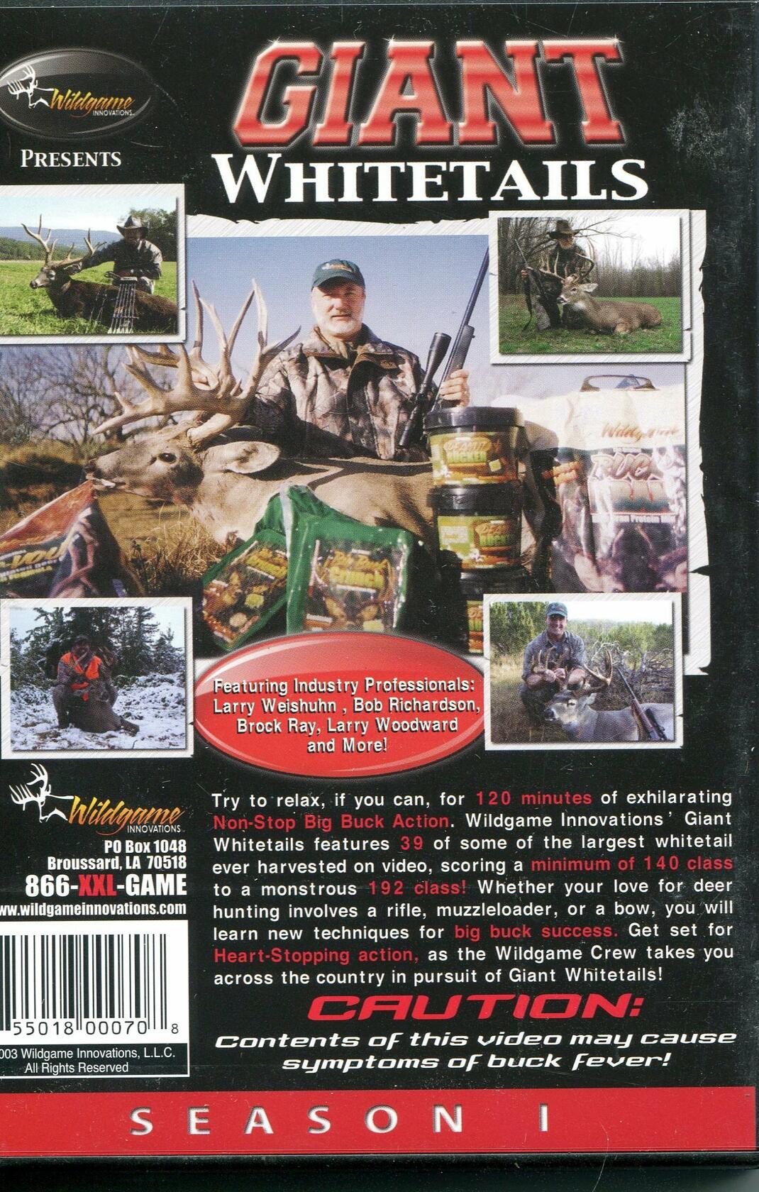 Giant Whitetails: Season 1 [DVD] - Very Good