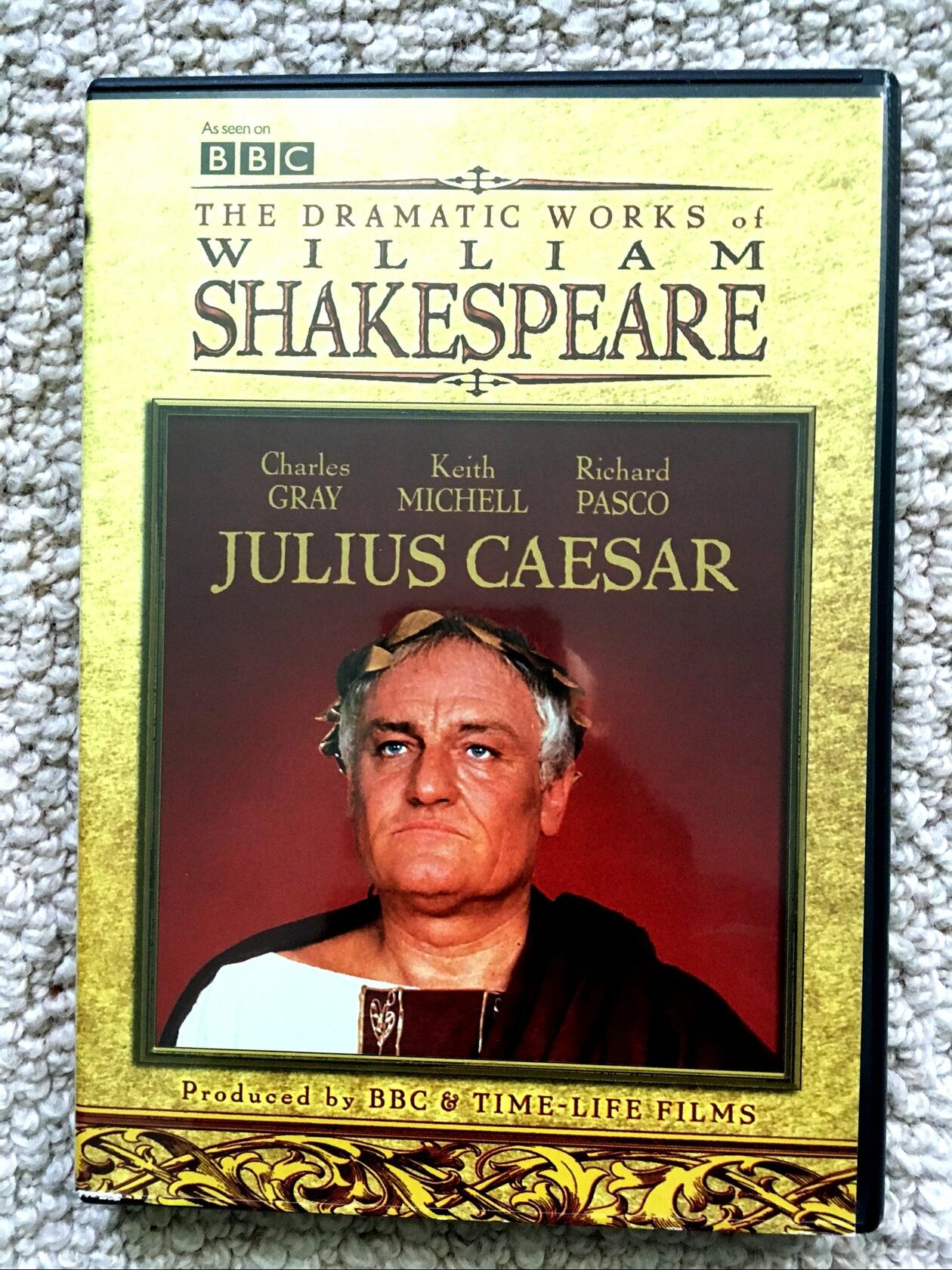 Julius Caesar (BBC) (1979): The Dramatic Works of William Shakespeare Tragedies [DVD] - Very Good