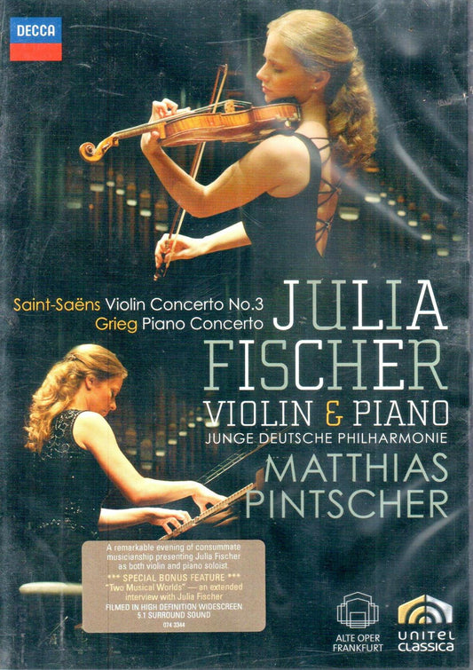 Saint-Saens: Violin Concerto No 3 / Greig: Piano [DVD] - Very Good