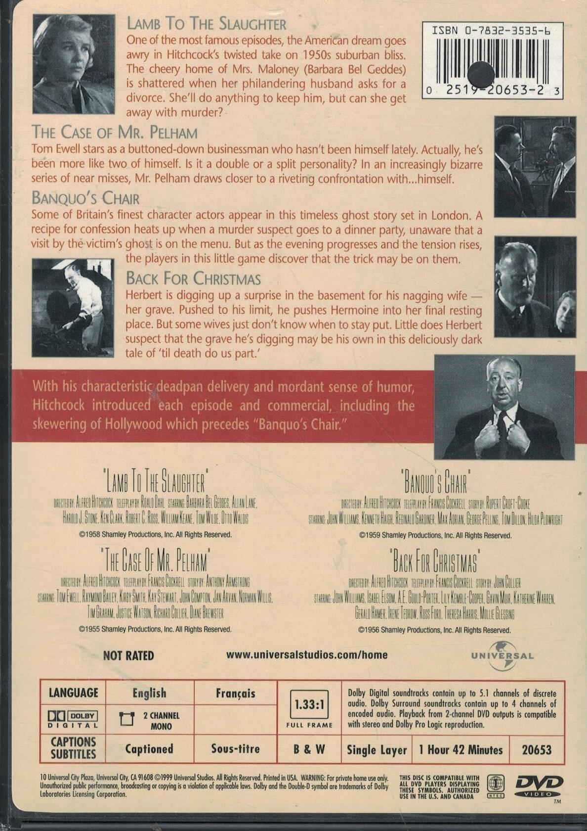 Hitchcock, A Presents [DVD] - Very Good
