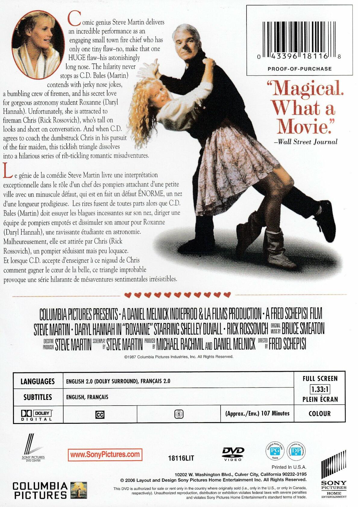 Roxanne Bilingual [DVD] - Very Good
