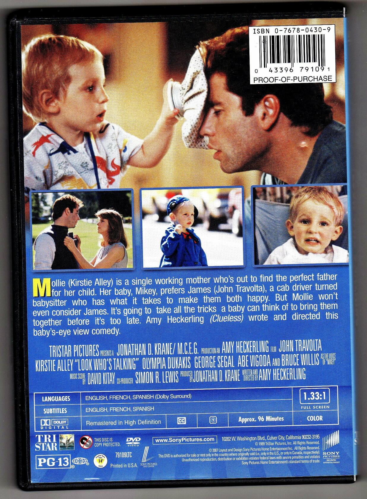 Look Who's Talking (Bilingual) [DVD] - Very Good