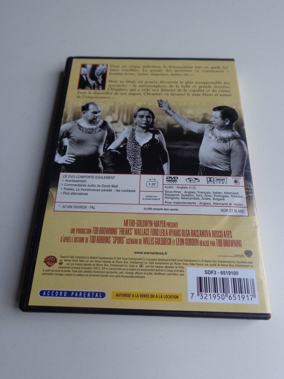 Freaks, la monstrueuse parade - Édition Collector 1 DVD - Very Good