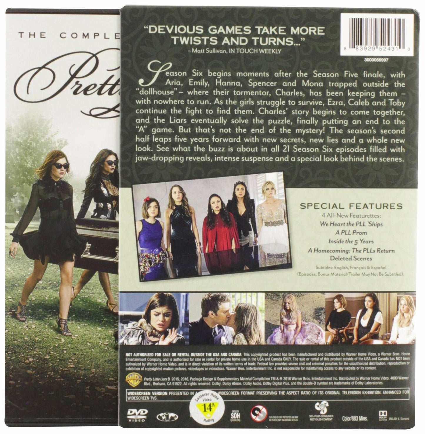 Pretty Little Liars: The Complete Sixth Season [DVD] - Very Good